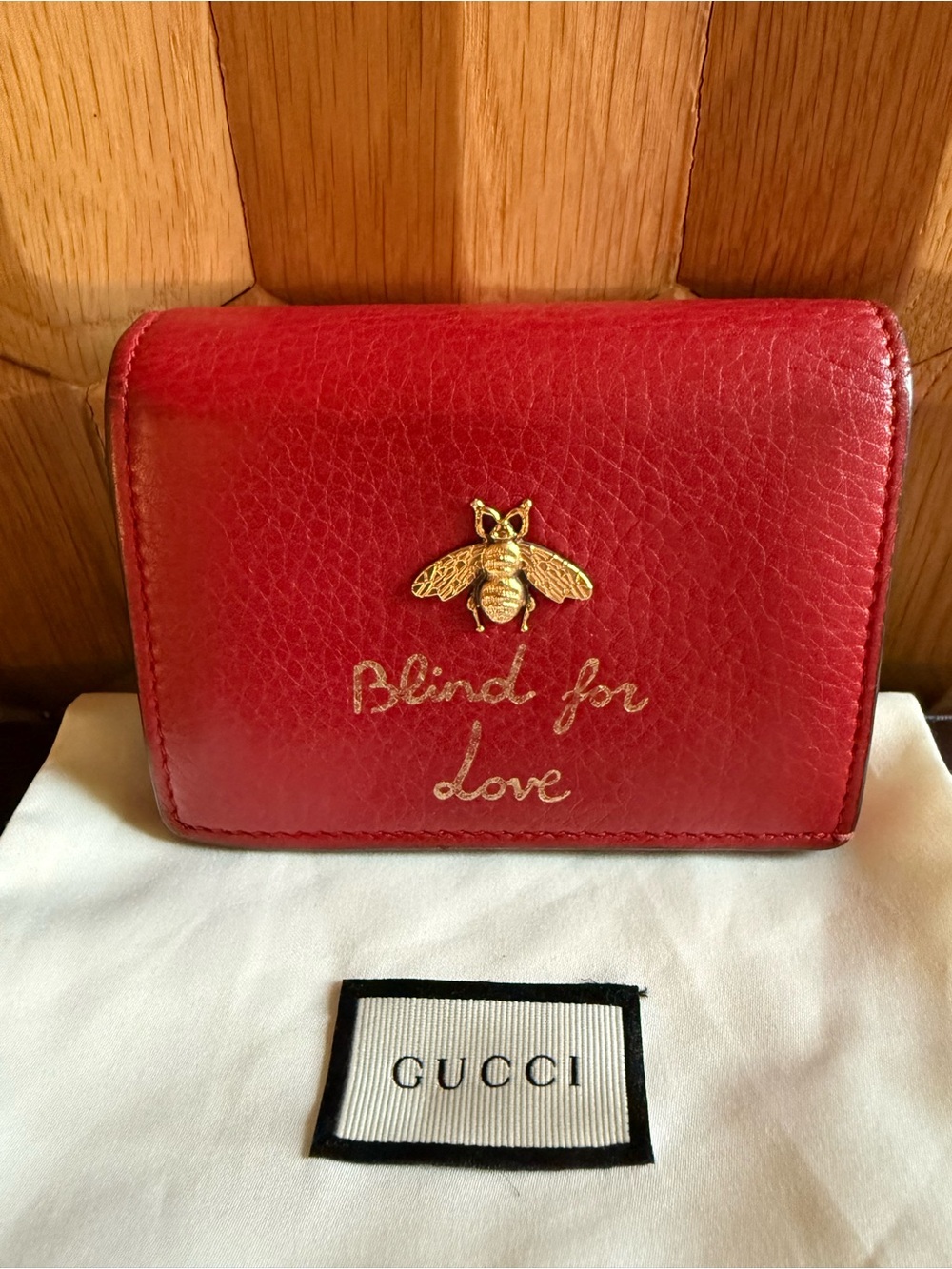 Gucci Animalier 'Blind for Love' Compact Wallet